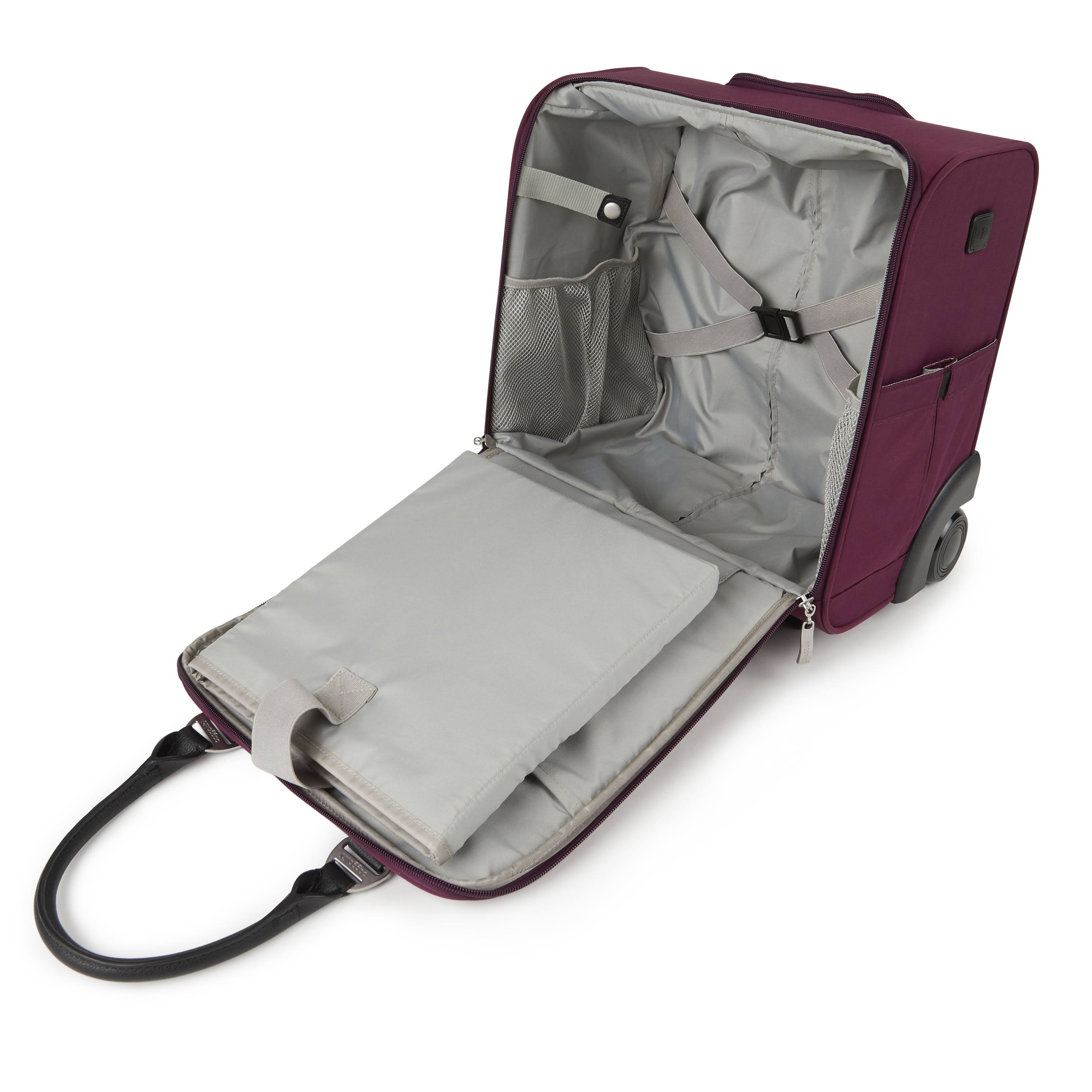 Baggallini 2 Wheel Under Seater Carry-On - Eggplant