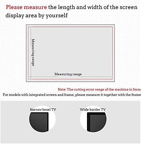 Anti Glare Matte Filter for 50"52"55"58"65"75"TV, for Sharp, Sony, Samsung, Hisense