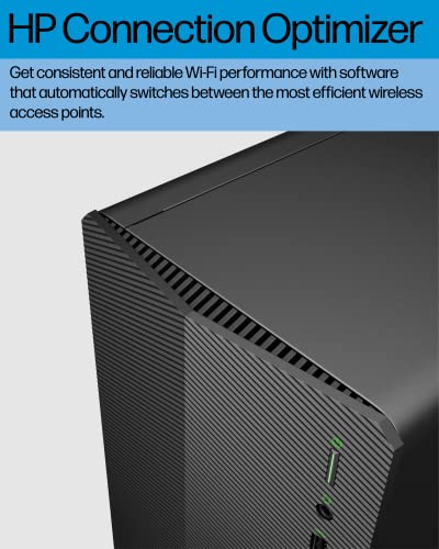 HP Pavilion Gaming Desktop, AMD Ryzen 7 5700G Processor, NVIDIA GeForce RTX 2060 graphic, 16 GB RAM, 1 TB SSD, Windows 11 Pro (TG01-2460