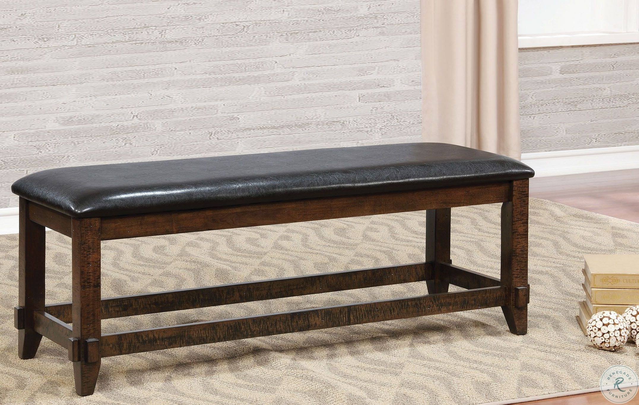 Furniture of America Meagan I Brown/Espresso Bench