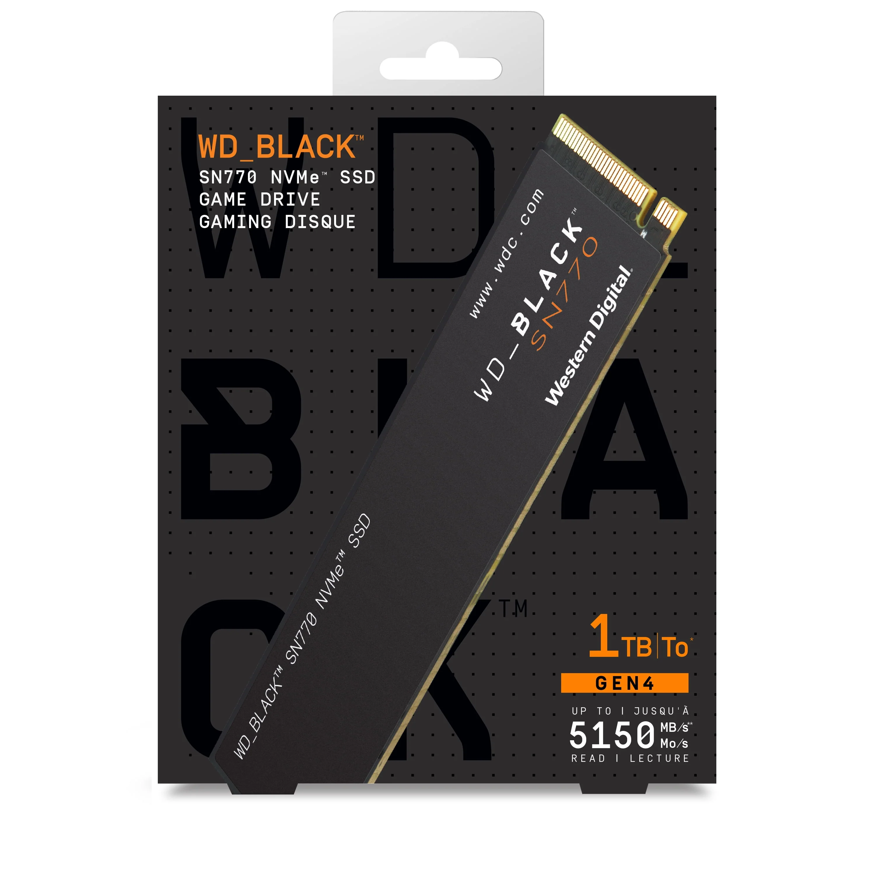 WD_BLACK 2TB SN770 NVMe PCIe 4.0 M.2 Internal SSD - WDBBDL0020BNC-WRWM