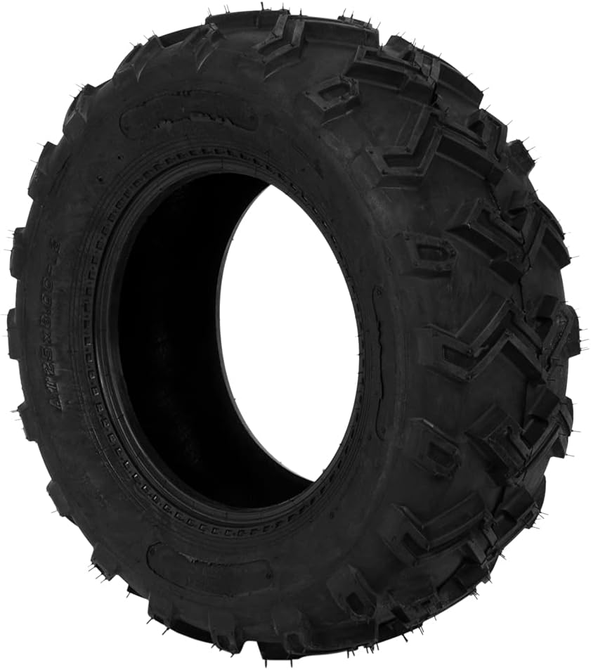 Parts-Diyer 25x8x12 Tire ATV UTV Tire 12‘’ Front Tire Trail Tire 25x8x12 All Terrain Tubeless 6Ply Pack of 2