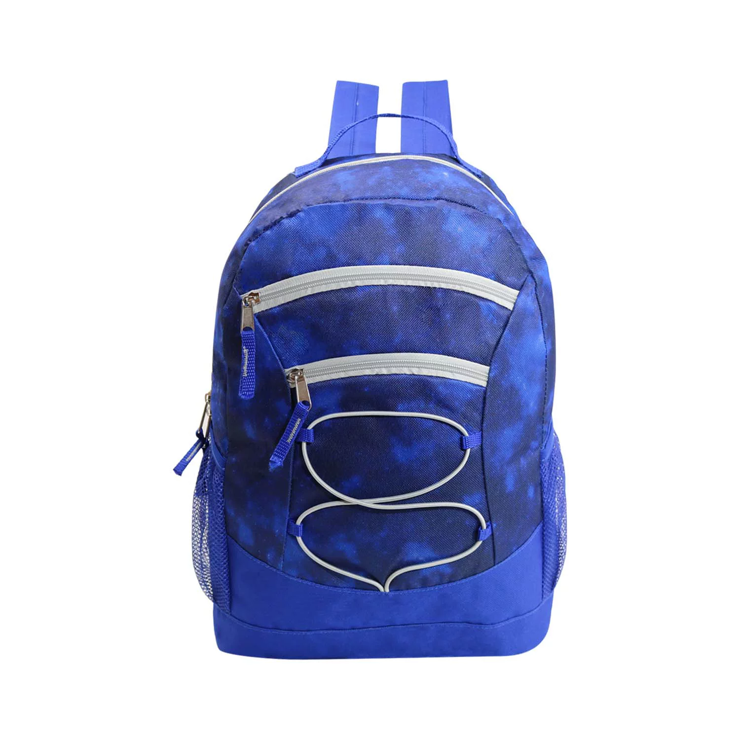 24 Pack - 17 Inch Classic Wholesale Bungee Backpacks in Assorted Colors - Bulk Case of Bookbags