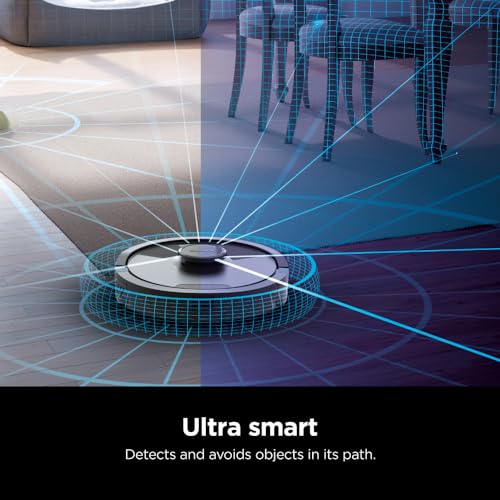 Shark Matrix Plus 2 in1 Robot Vacuum & Mop with Sonic Mopping, Matrix Clean, Home Mapping, HEPA Bagless Self Empty Base, CleanEdge, for Pet Hair