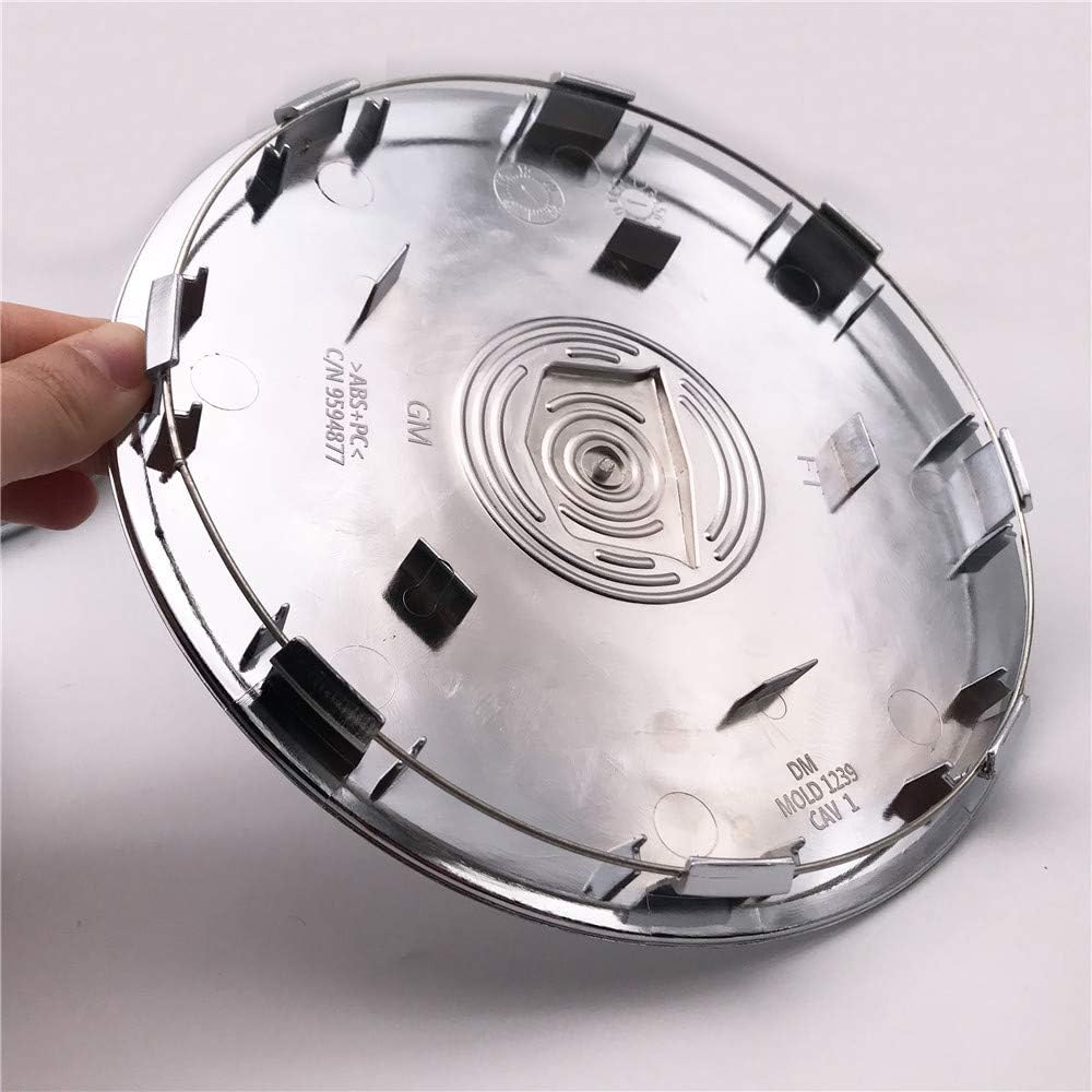 4PCS Set Car ABS Chrome Hub Rim Custom Wheel Center Cap Hubcap Cover 7.875'' 9594877 Fit for 2003-2006 Escalade ESV EXT