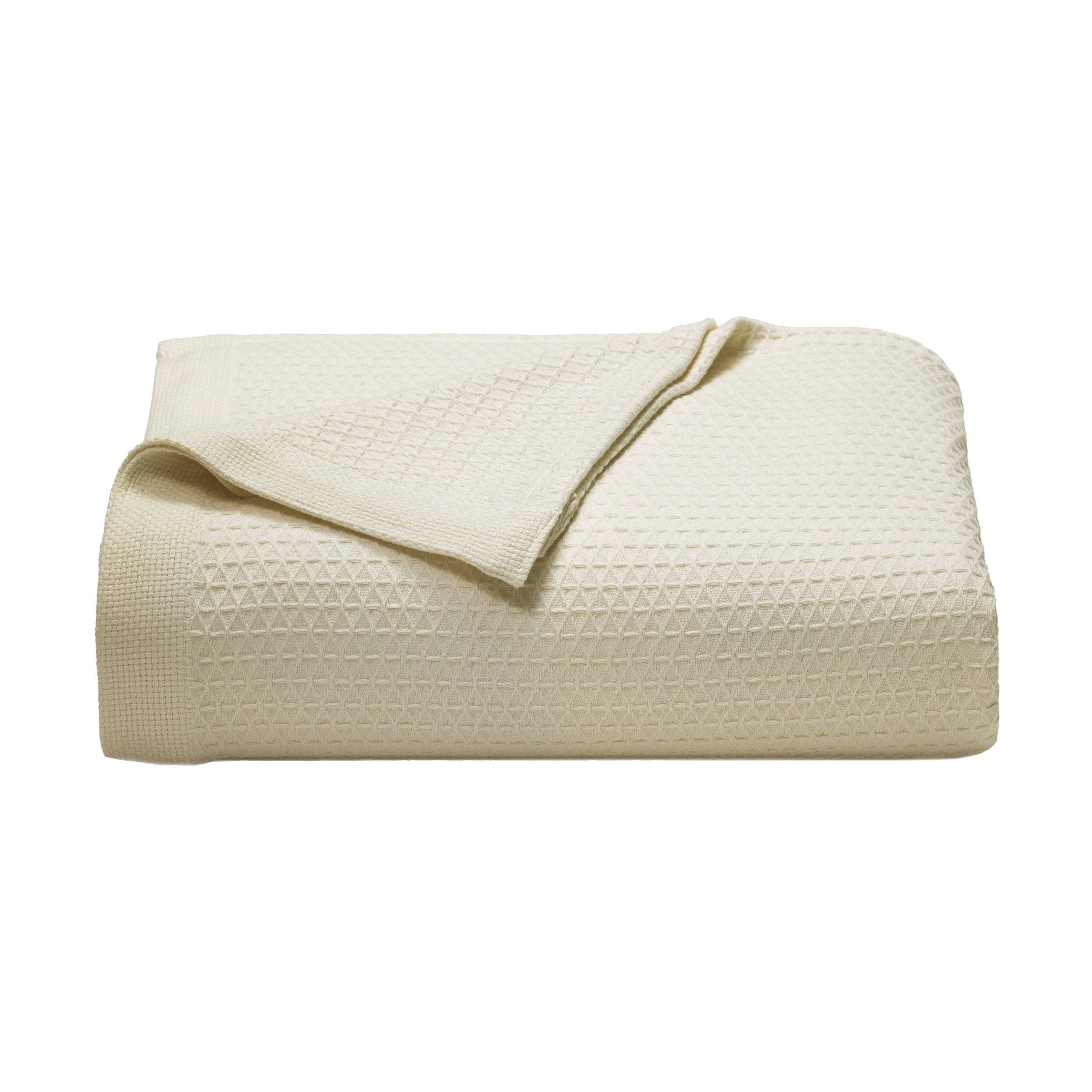 Nautica Baird Cotton King Blanket - White