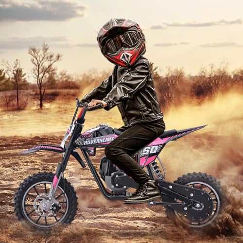 Superrio 49CC 2-Stroke Gas Power Mini Dirt Bike Dirt Off Road Motorcycle (Red)