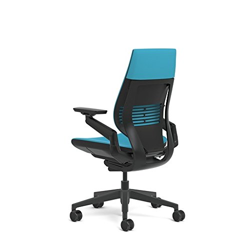 Steelcase Gesture Office Chair - Ergonomic Work Chair with Wheels for Carpet - Comfortable - Intuitive-to-Adjust for Desk - 360-Degree Arms