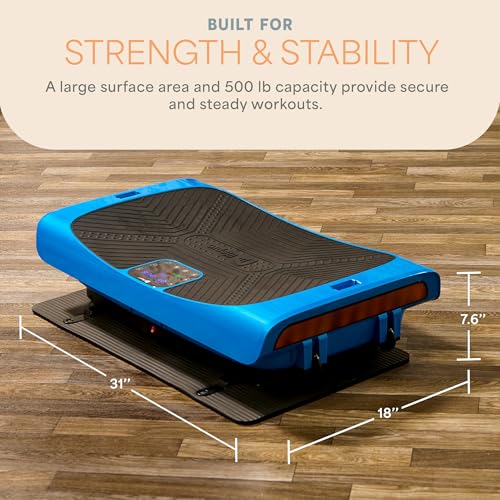 Lifepro Vibration Plate Machines – Full Body Workout, Recovery & Lymphatic Drainage with 4D Motion, Silent Operation, Joint Support