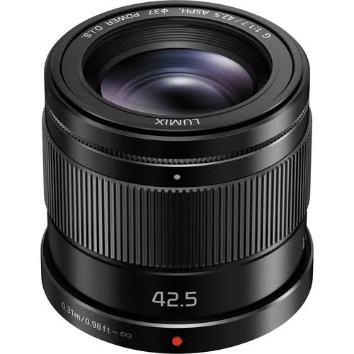 Panasonic Lumix G 42.5mm f/1.7 ASPH. Power O.I.S. Lens (Black)
