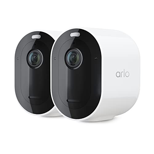 Arlo Pro 5S Spotlight Security Camera 2K HDR | Outdoor | Wireless | Dual-Band Wi-Fi Connects to Strongest Network |12X Zoom, 2-Way Audio, Siren