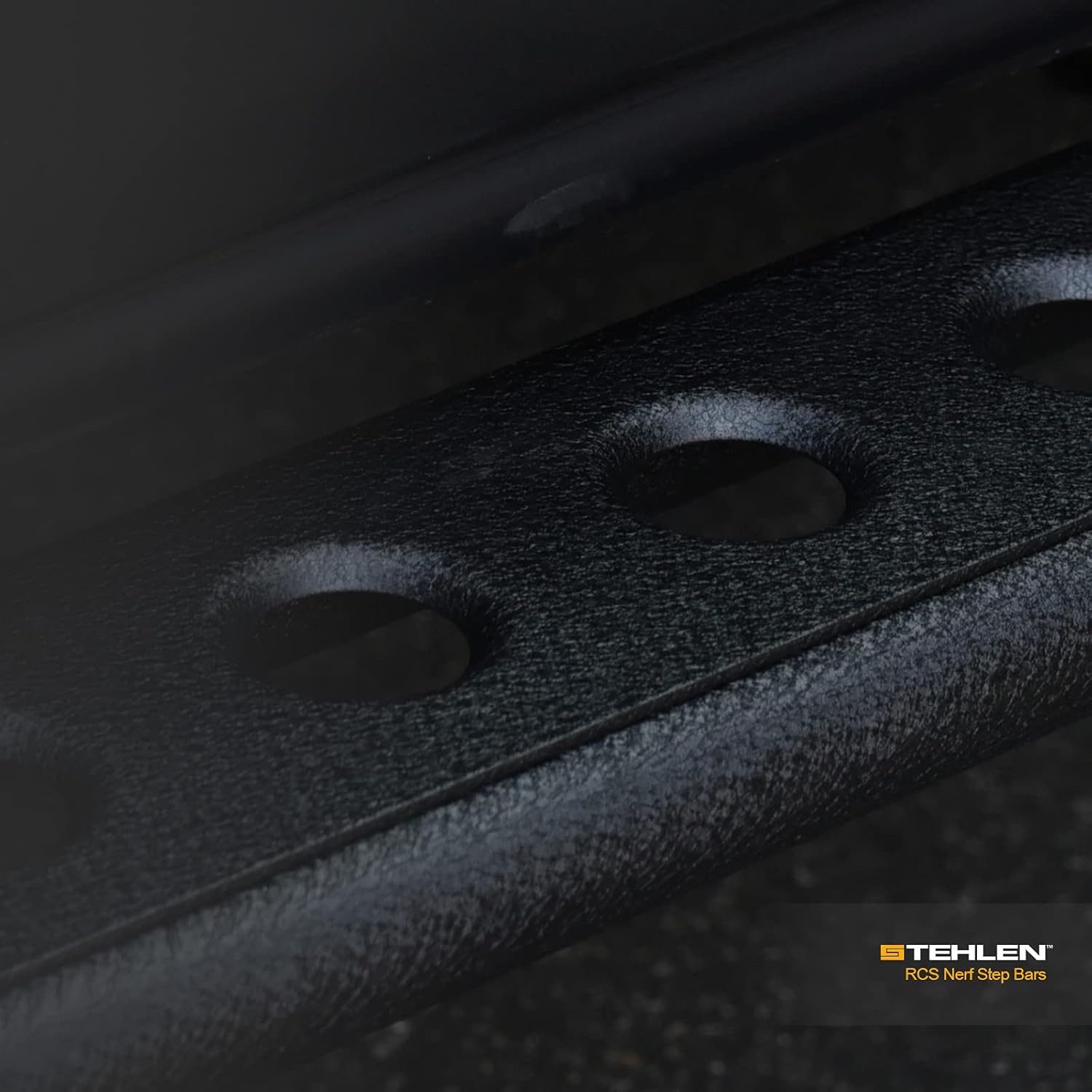 Stehlen 642167824473 Round Pattern Rock Slider Rocker Style Side Step Rail Nerf Bars Running Boards