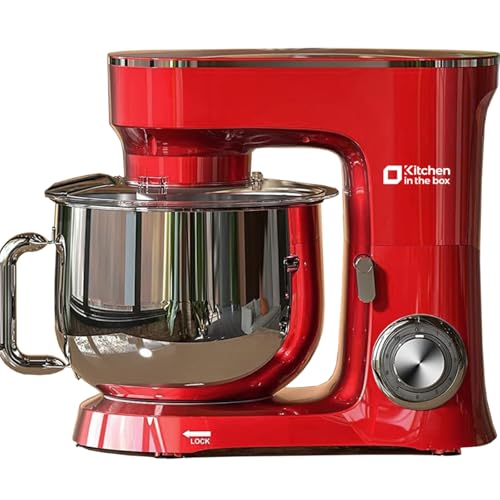 Kitchen in the Box Stand Mixer, 900W 8.5 QT Kitchen Electric Mixer, 10-Speed Large Capacity Tilt-head Food Mixer with Dough Hook, Wire Whip