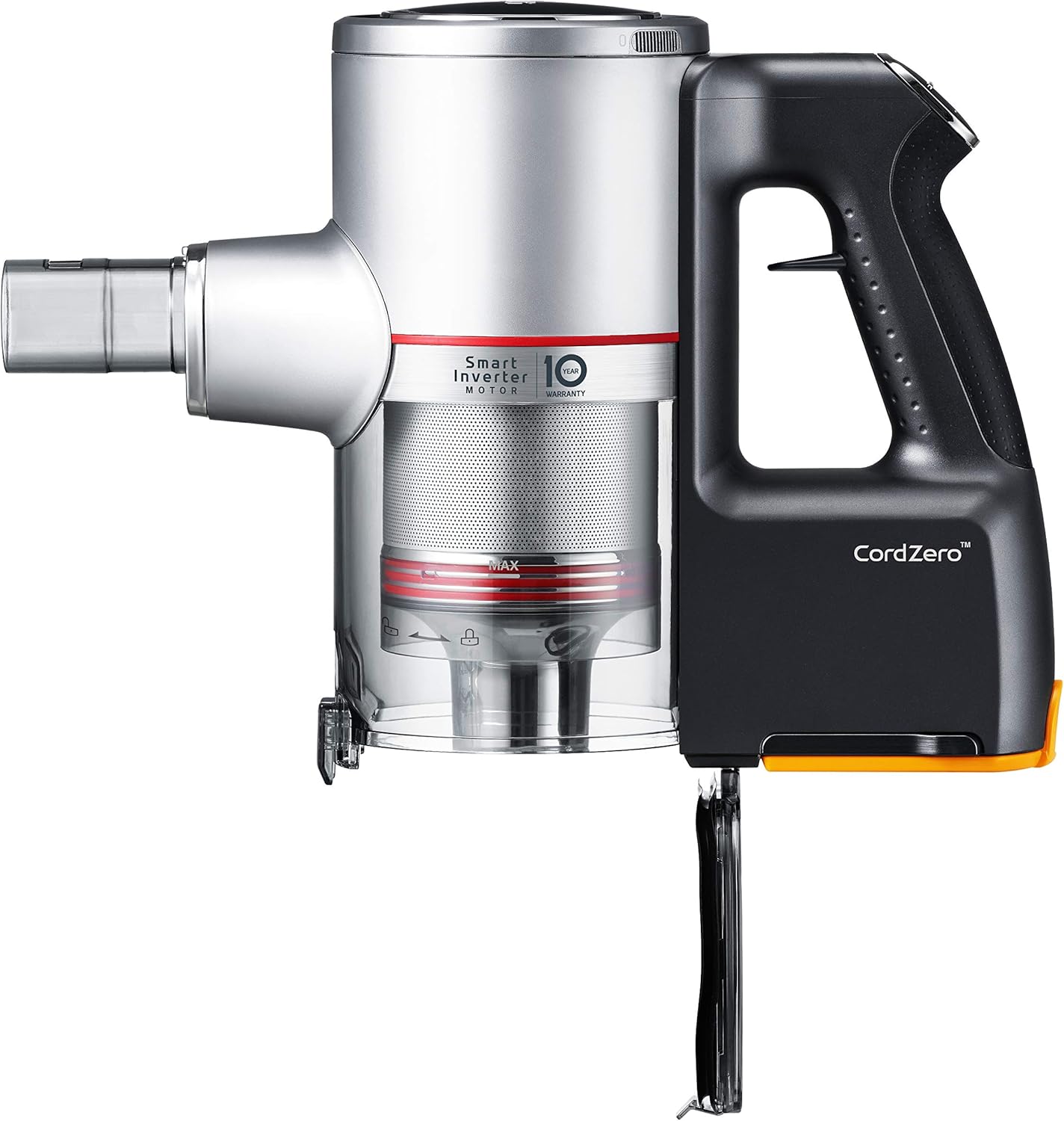 (Refurbished) LG CordZero A906SM Stick Charge Plus Cordless Rechargeable Vacuum, Matte Silver, Powerful Suction, Cordless, Long-Lasting