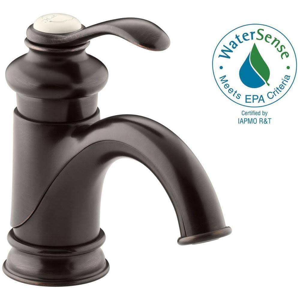Kohler 12182-2BZ Fairfax Single-Handle Bathroom Sink Faucet - Oil-Rubbed Bronze