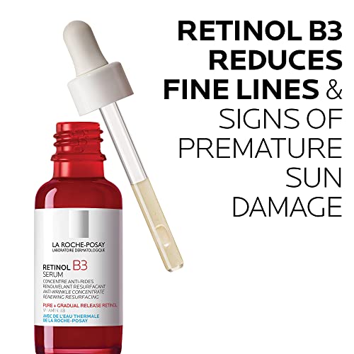 La Roche-Posay Pure Retinol Face Serum with Vitamin B3. Anti Aging Face Serum for Lines