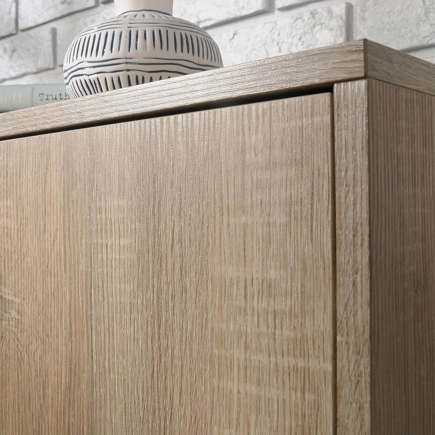 Sauder 424942 North Avenue Storage Cabinet, Charter Oak Finish