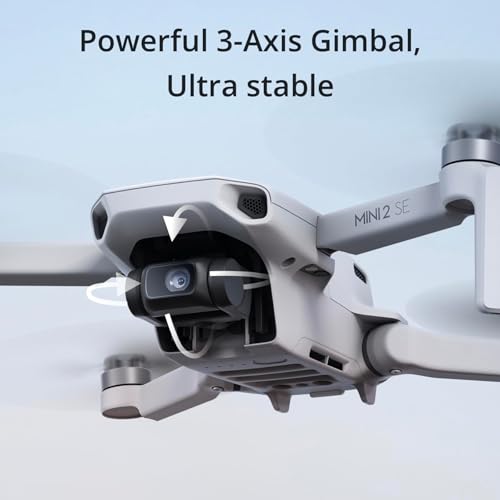 DJI Mini 2 SE, Lightweight Mini Drone with QHD Video, 10km Max Video Transmission, 31-Min Flight Time, Under 249 g, Auto Return to Home
