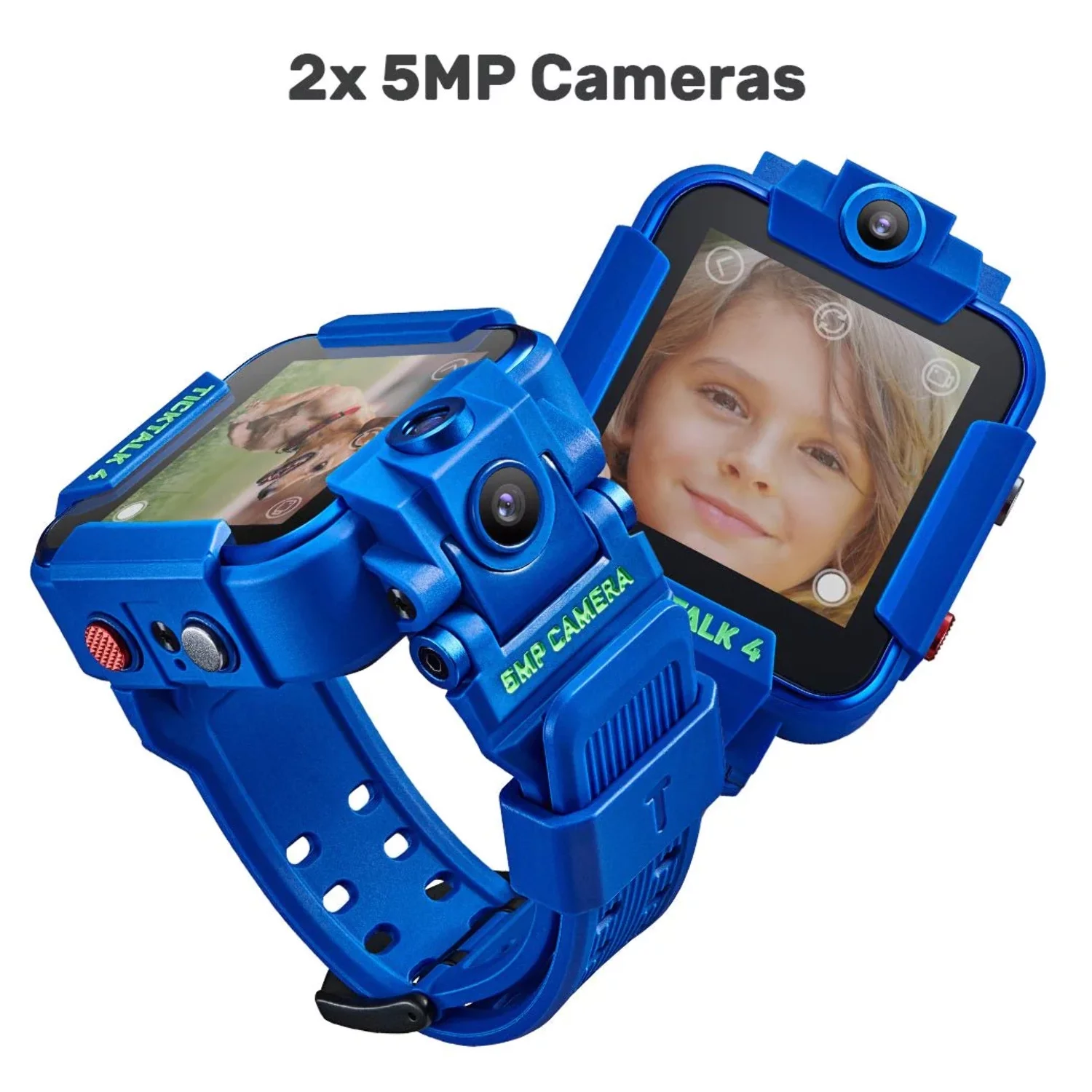 TickTalk 4 Unlocked 4G LTE Kids Smartwatch Phone with GPS Tracker, Combines Video, Voice and Wi-Fi Calling, Messaging