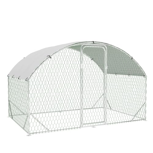 Large Metal Chicken Coop, Walk-in Poultry Cage