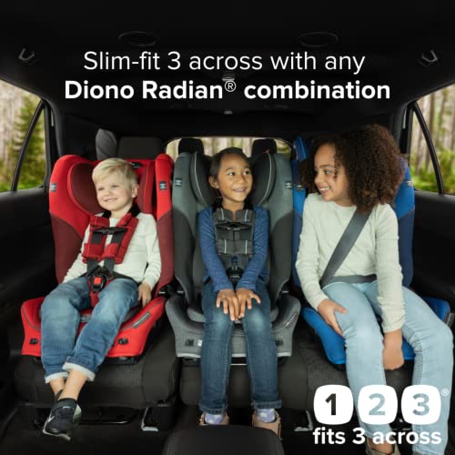 Diono Radian 3QXT SafePlus 4-in-1 Rear and Forward Facing Convertible Car Seat, Safe Plus Engineering, 4 Stage Infant Protection, 10 Years 1 Car Seat