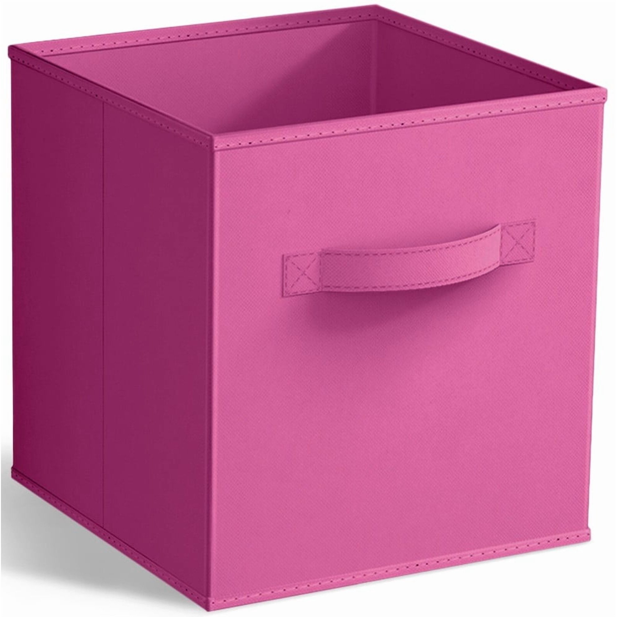 11Foldable Storage Cube Basket, 1-Pack Lightweight Bin Organizer 7 Colors for Bedroom, Living Room, Office, Kitchen