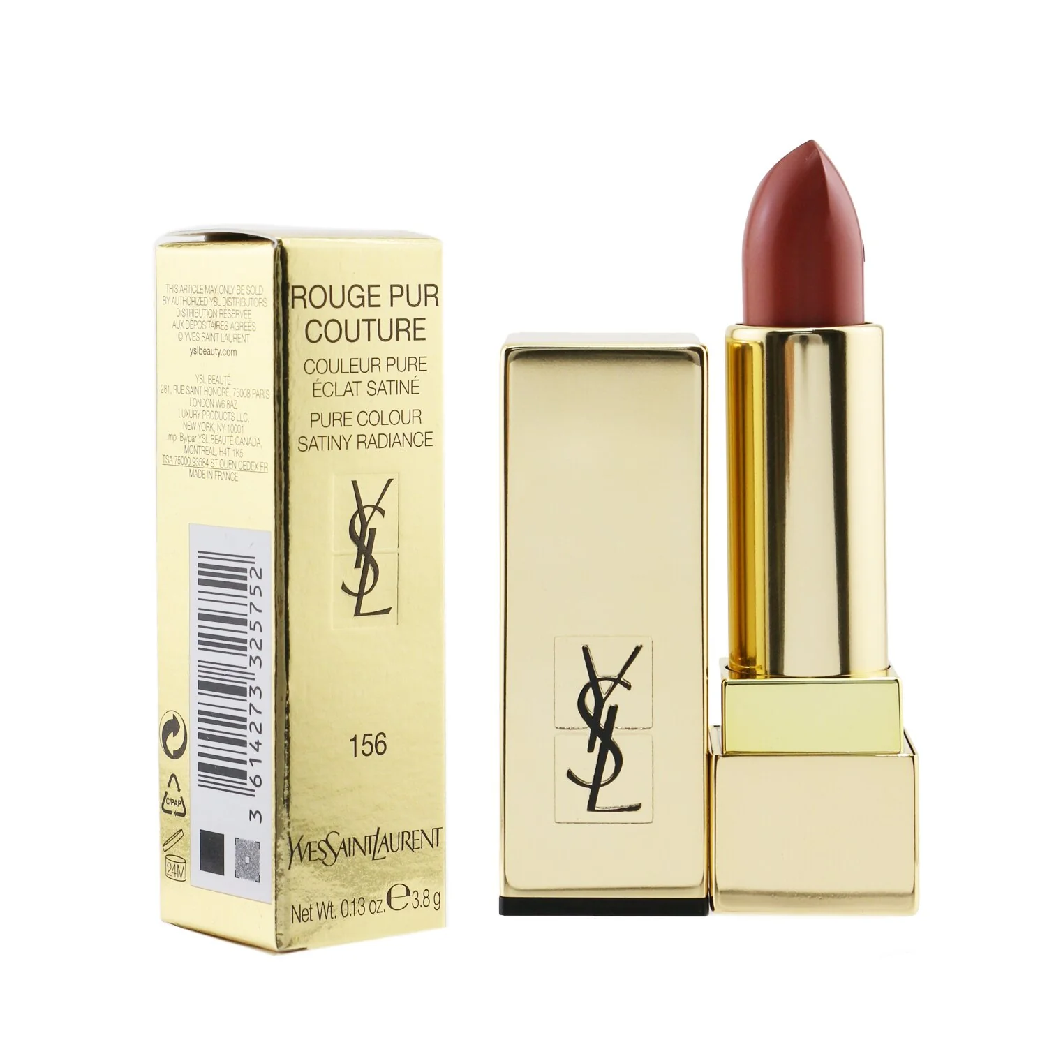 Yves Saint Laurent Rouge Pur Couture - #151 Rouge Unapologetic  3.8g/0.13oz