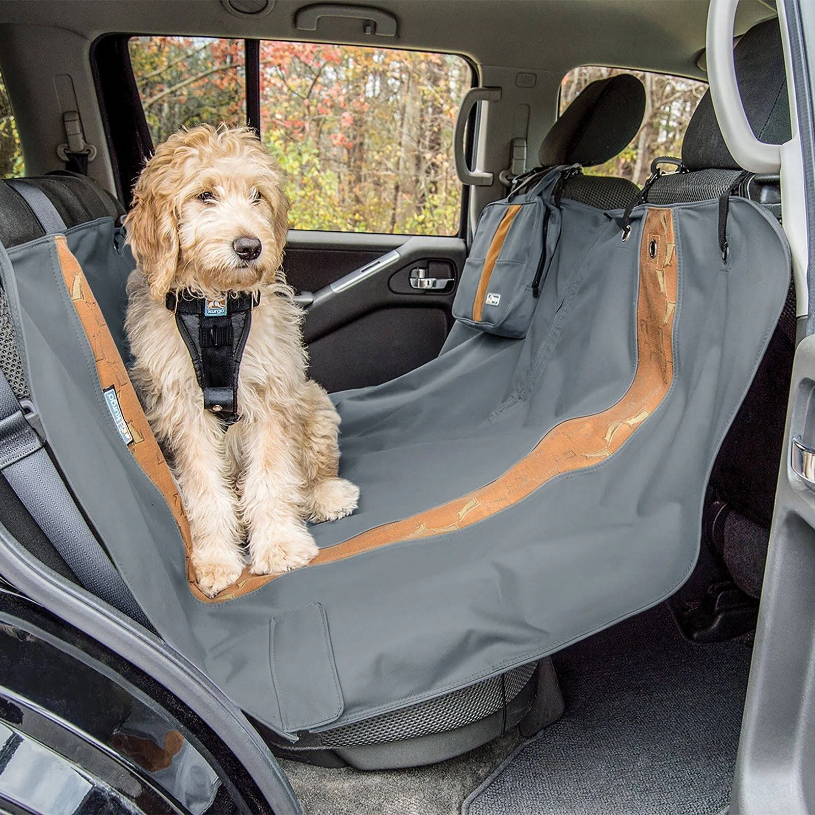 Kurgo Wander Dog Hammock Style Seat Cover for Pets, Pet Seat COVER, Dog Car Hamm