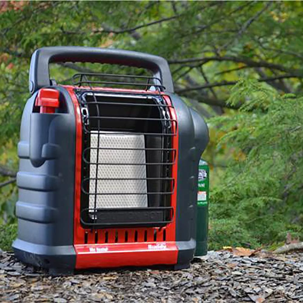 Mr. Heater Portable Outdoor Buddy Propane Gas Space Heater with Buddy Carry Bag