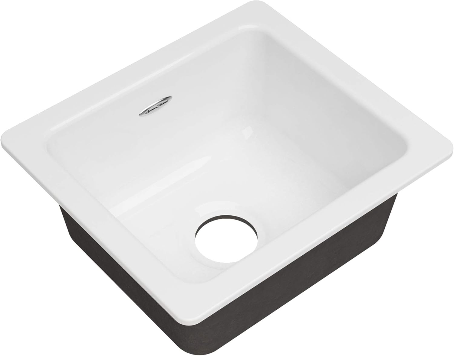 American Standard 77SB30190.308 Delancey 30 x 19 Single Bowl Cast Iron Kitchen Sink Brilliant White