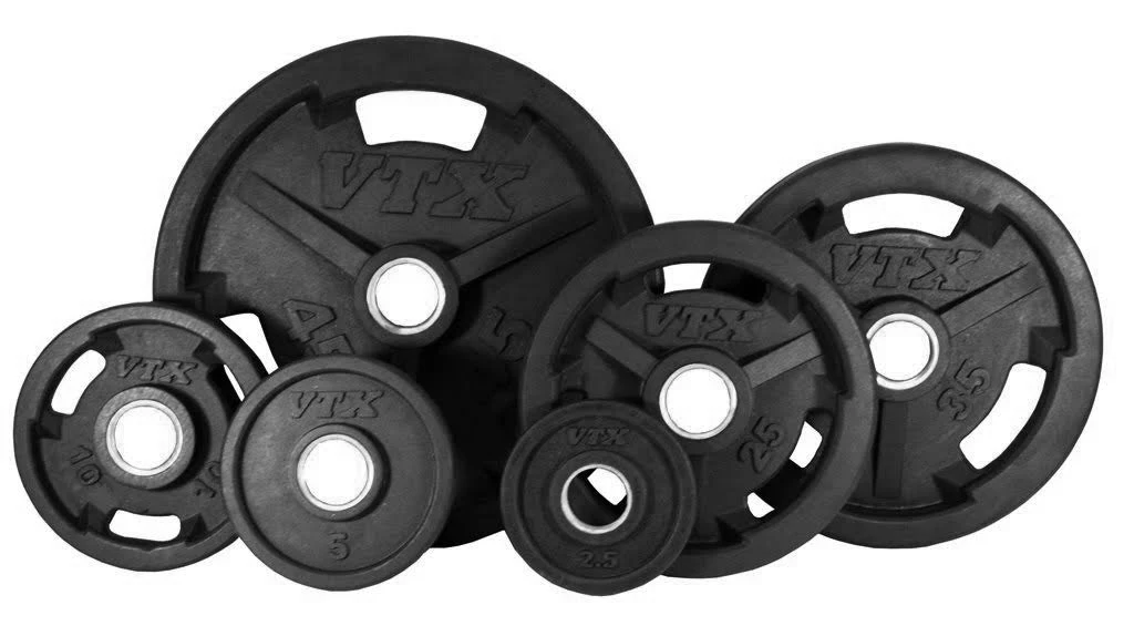 VTX Olympic Rubber Encased 10lb Grip Plate