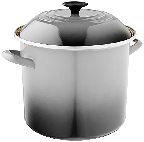 Le Creuset Enamel on Steel Stockpot, 10 qt., Olive