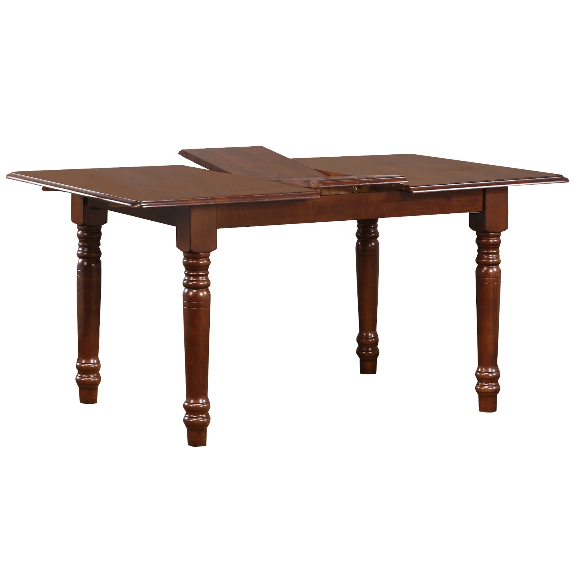Andrews 48 in. Rectangle Distressed Chestnut Brown Wood Dining Table (Seats 6)