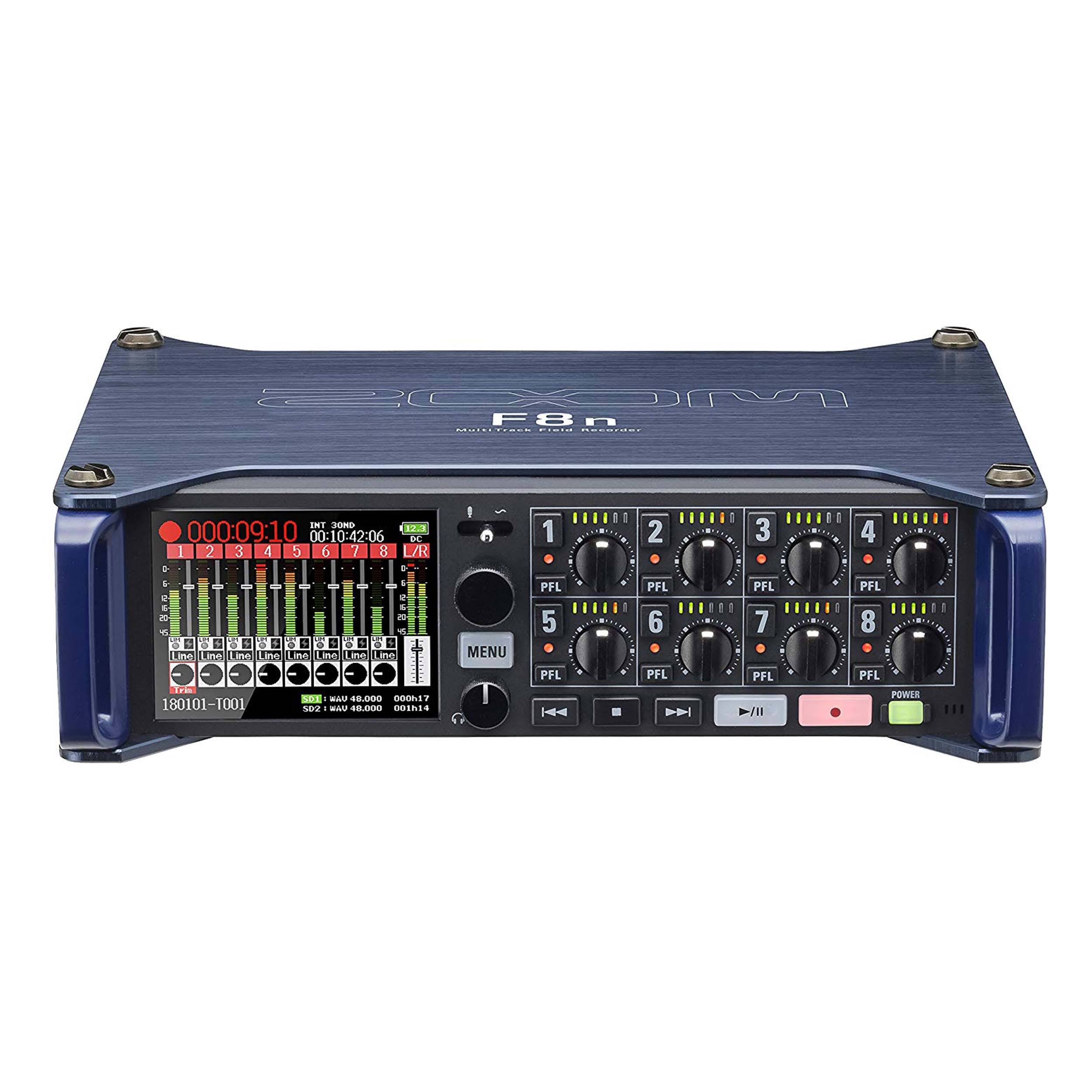 Zoom F8n Multitrack Field Recorder - Megean