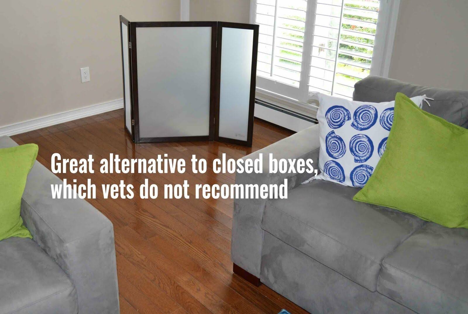 PetFusion ModestCat Litter Box Privacy Screen 3& Tall; 4& wide. Cat Litter Box