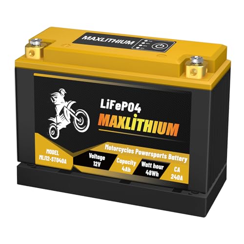 YTX20L-BS/YTX20-BS 12V 12Ah 720A Lithium Powersports Battery with Smart BMS, YTX20H-BS/YTX20HL-BS, Compatible ATV, UTV, Scooter, Snowmobile