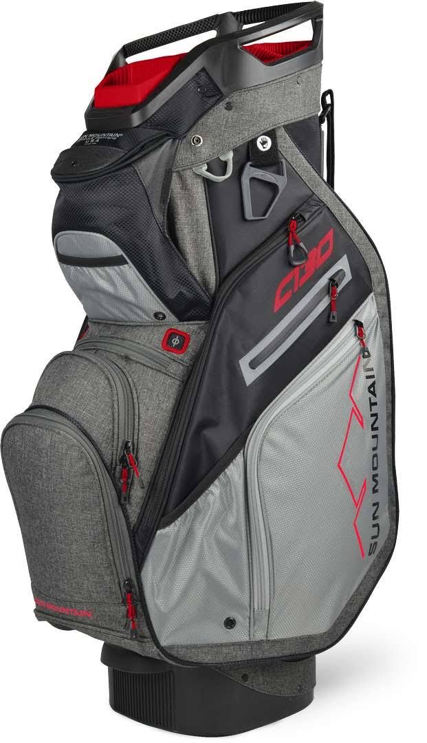 Sun Mountain C-130 Cart Bag, Black/Camo/Cement/Cobalt