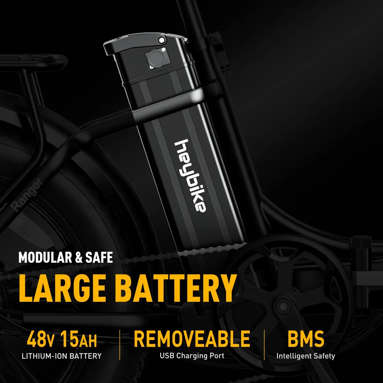 Heybike Ranger 15Ah Battery Pack - Curated Treasures Market