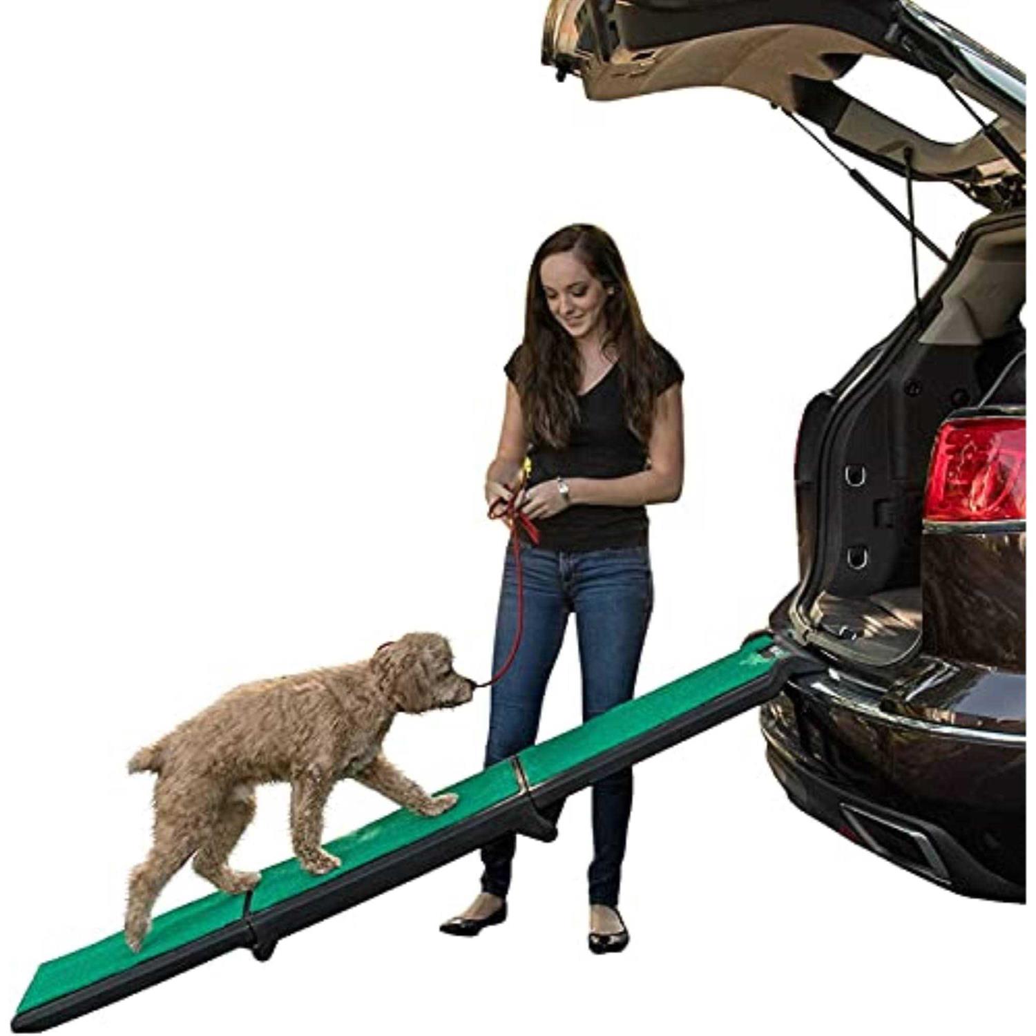 Pet Gear Bi-Fold Pet Ramp with supertraX - Pet Supplies online store
