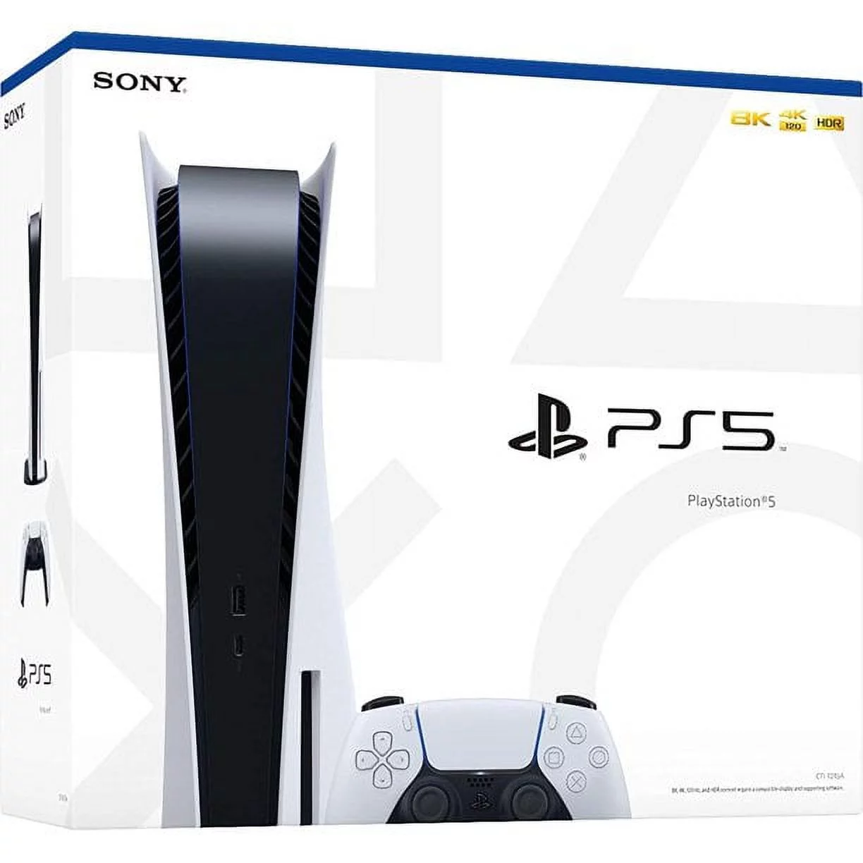 2023 Newest PlayStation_PS5 Disc Version PlayStation - 5 Console with One Wireless Controller, 4K-TV Gaming, 16GB GDDR6 RAM
