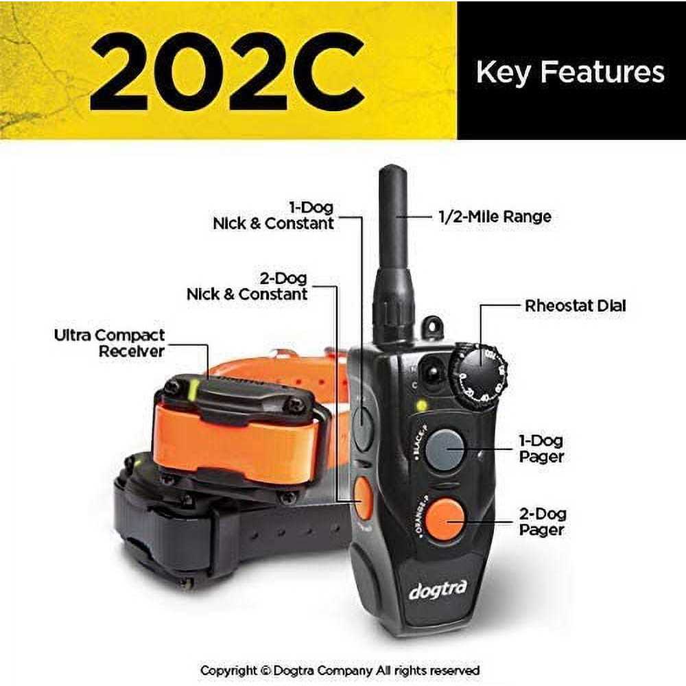 Dogtra Remote Training Collar 2-Dog 202C - Pet Supplies online store