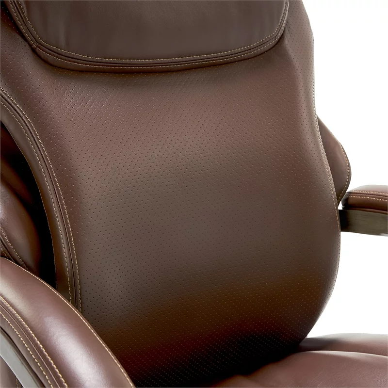 La-Z-Boy Hyland Executive Office Chair Chestnut Brown