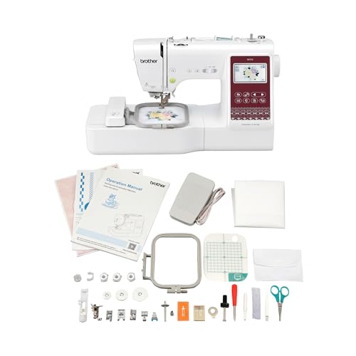 Brother SE725 Computerized Sewing and Embroidery Machine with 4 x 4 -inch Embroidery Area and Artspira App (Renewed)