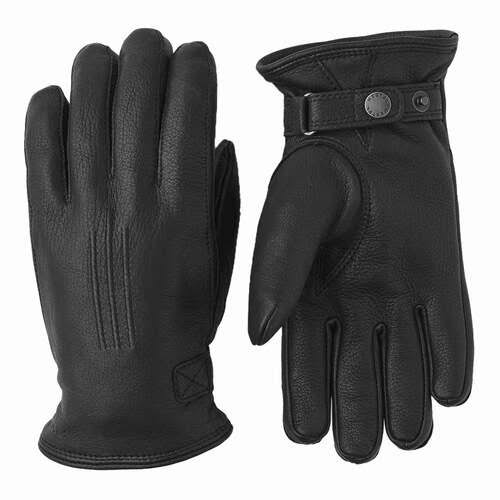 Hestra Deerskin Lambsfur Lined Glove - Men&s Dark Brown 11