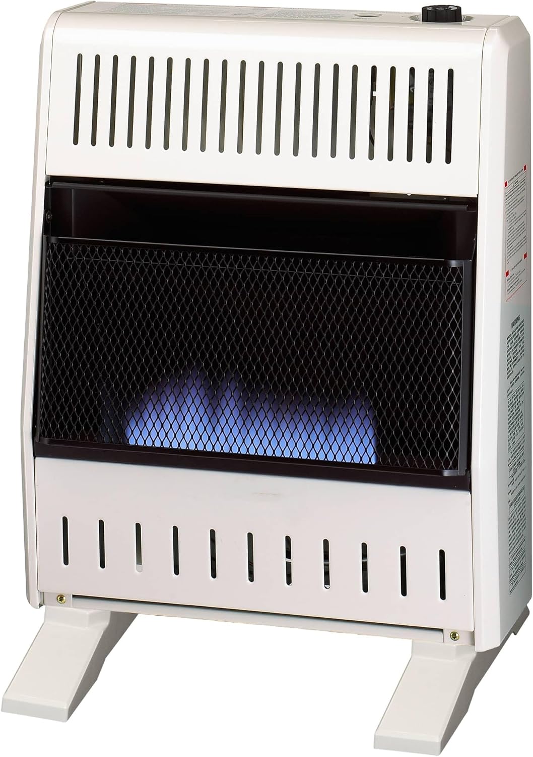 ProCom MN200TBA-B Ventless Natural Gas Blue Flame Space Heater with Thermostat Control for Home and Office Use, 20000 BTU, Heats Up to 950 Sq. Ft.