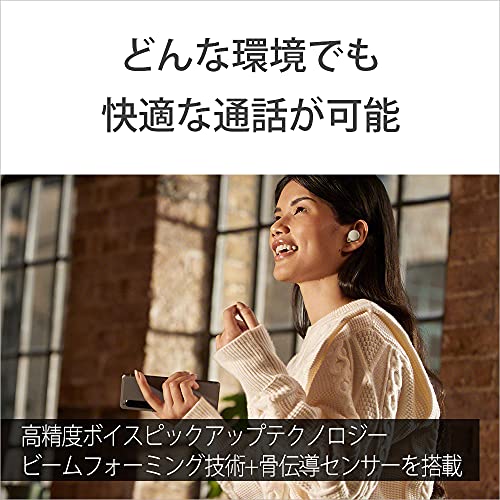 Sony Truly Wireless Noise Cancelling Headphone - Optimised for Alexa and Google Assistant - with Built-in mic for Calls - Bluetooth Connection