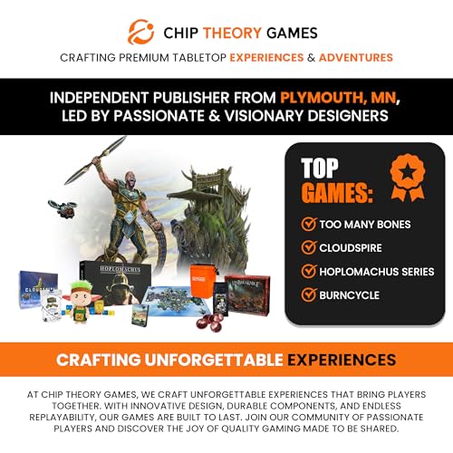 Chip Theory Games Burncycle, Strategic Cooperative Board Game, Overthrow Corporations with Your Robot Team, 1-4 Players, Ages 14 Plus