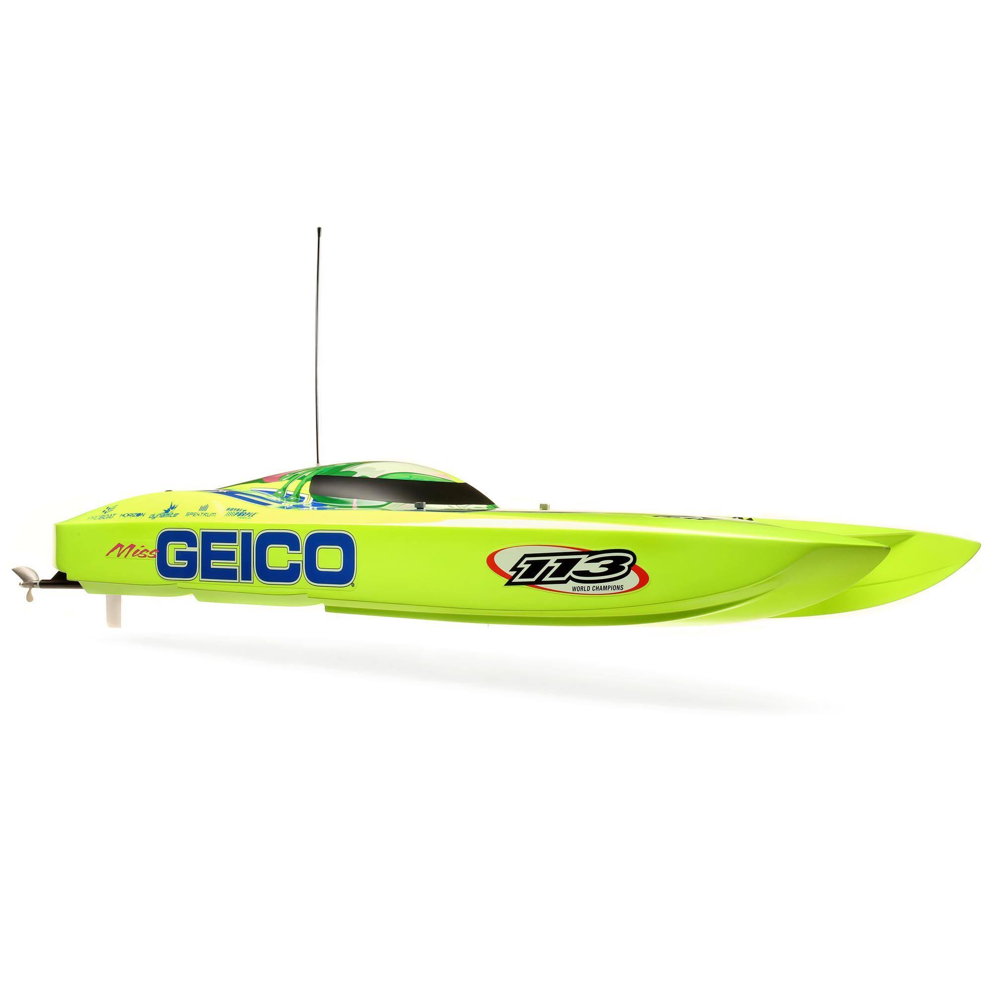 Pro Boat Miss Geico Zelos 36x22 Twin Brushless Catamaran RTR, PRB08040