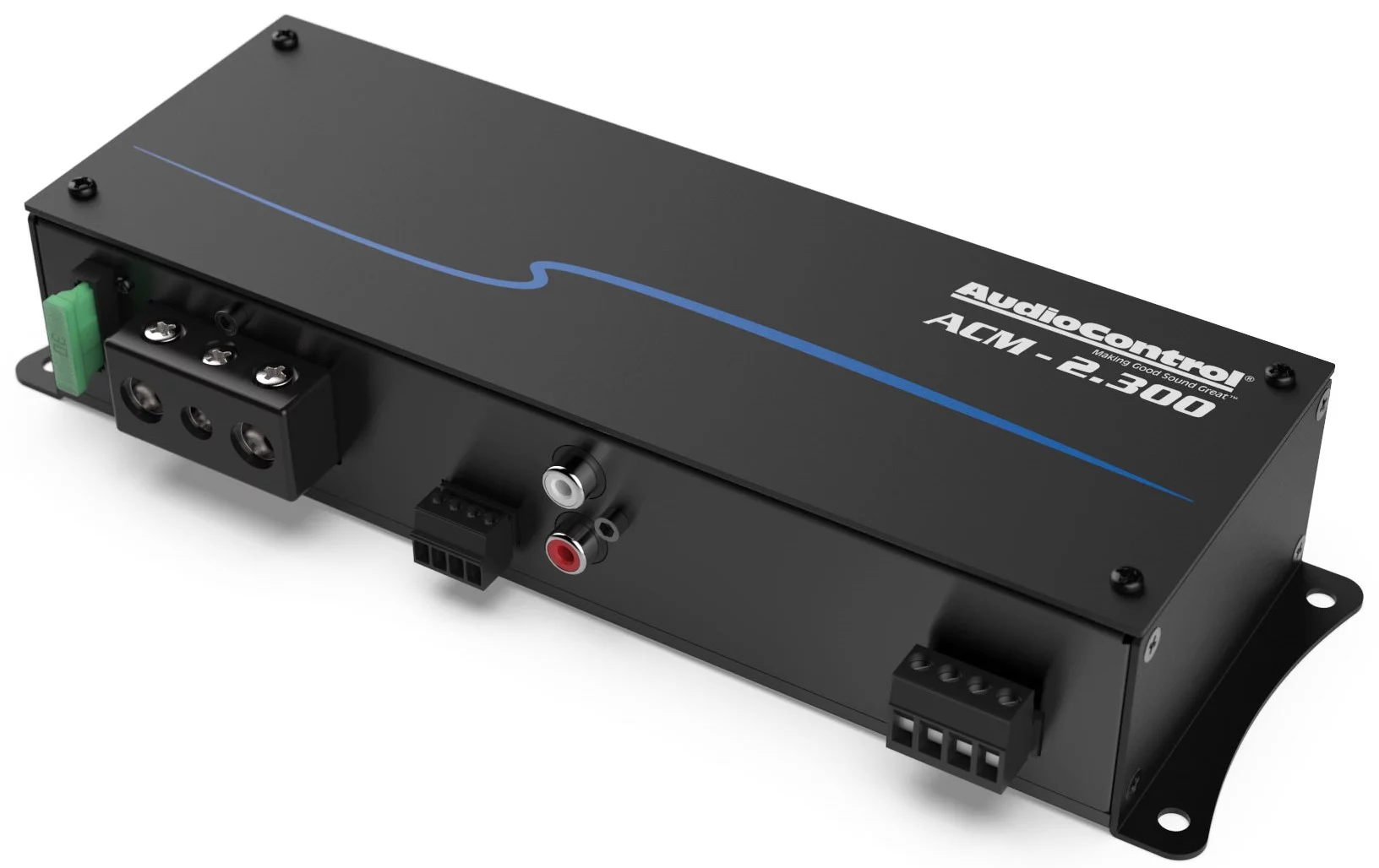 AudioControl ACM-2.300 Micro 300w 2 Channel Car Amplifier+Amp Kit Audio Control