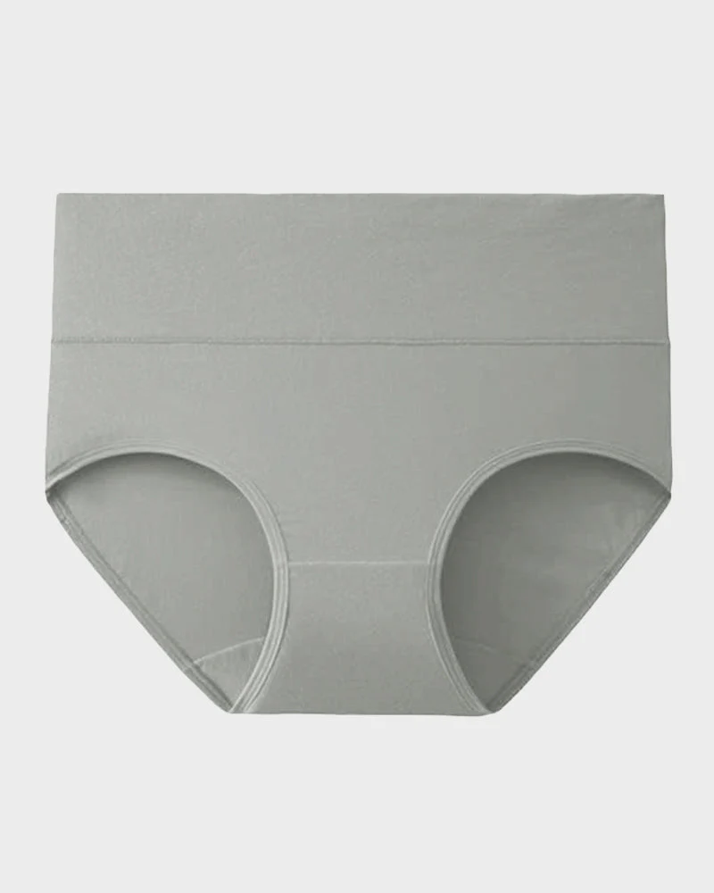 High-Waisted Full Coverage Cotton Briefs(4 pack)